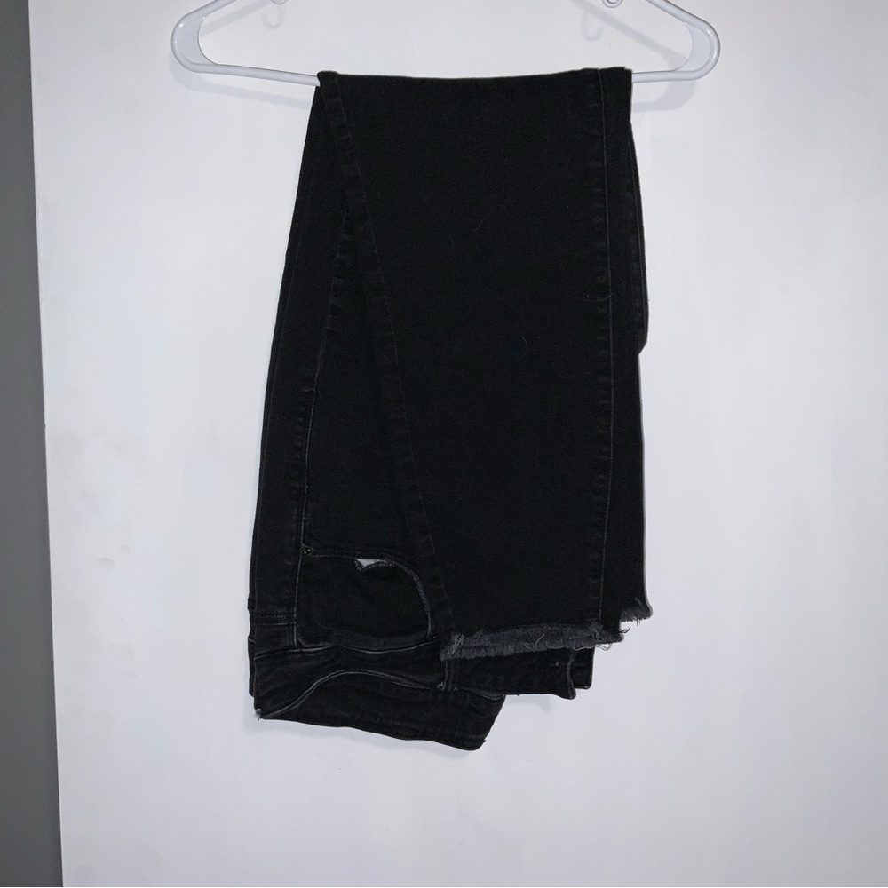 Black high waisted skinny jeans